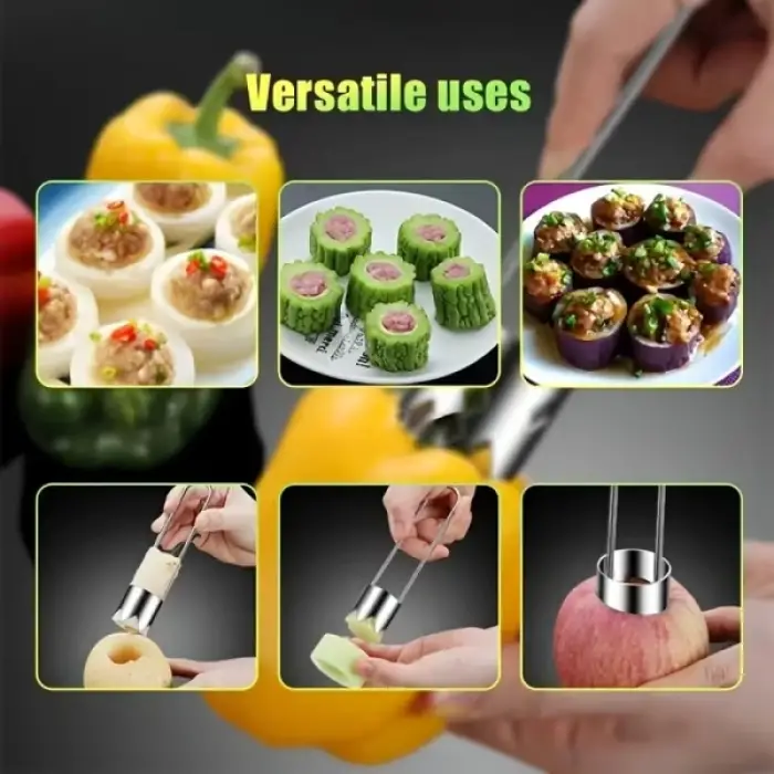 15 cm Kullanıma Uygun Paslanmaz Çelik Sebze Meyve Oyacağı