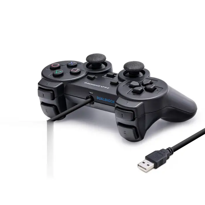 Pc Uyumlu Kablolu Usb Gamepad Oyun Kolu Siyah