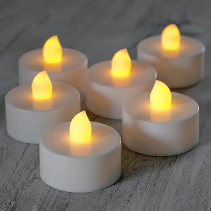 3.5 cm 3 adet Plastik Pilli Tealight Mum