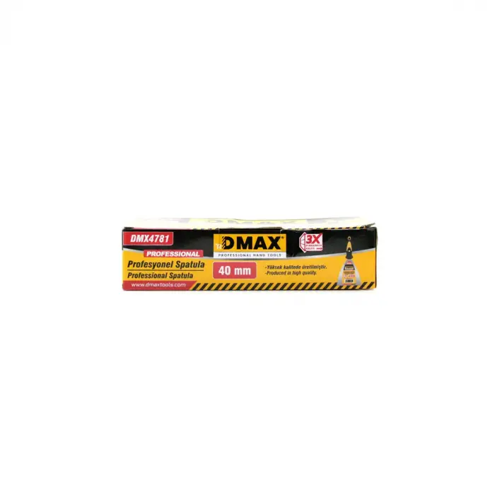 40 mm Ölçülü Profesyonel Metal Spatula Fiber Saplı