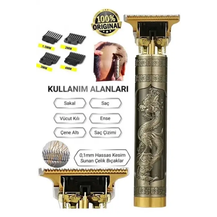 Metal Profesyonel Tıraş Makinesi