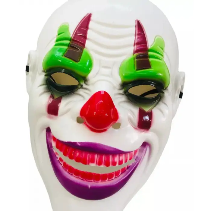 Kullanıma Uygun Psikopat Palyaço Temalı Joker Maskesi