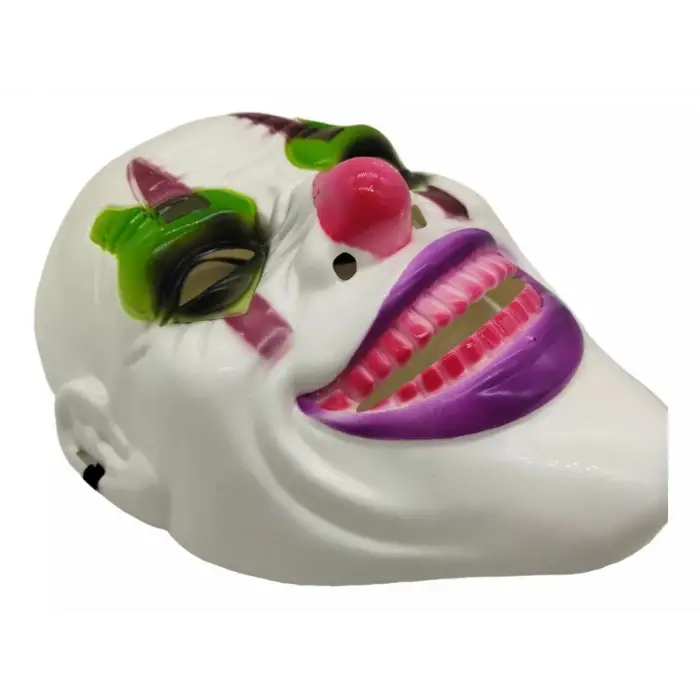 Kullanıma Uygun Psikopat Palyaço Temalı Joker Maskesi