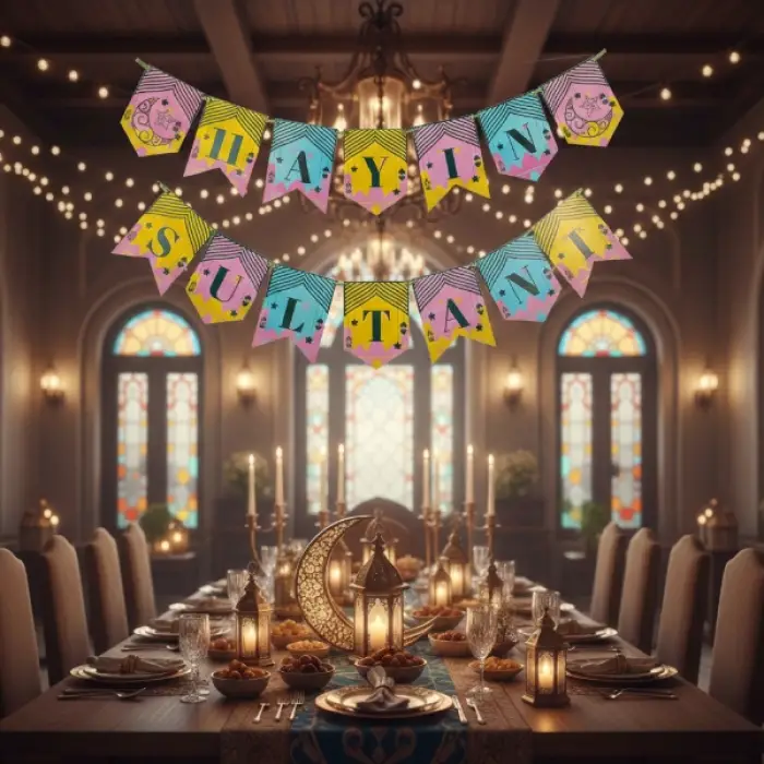 Kullanıma Uygun Ramazan Banner Süs 11 Ayın Sultanı