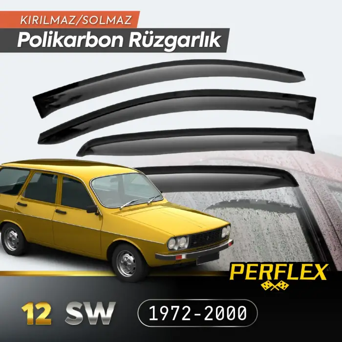 Kullanıma Uygun Renault 12 Cam Rüzgarlığı V2 Mugen