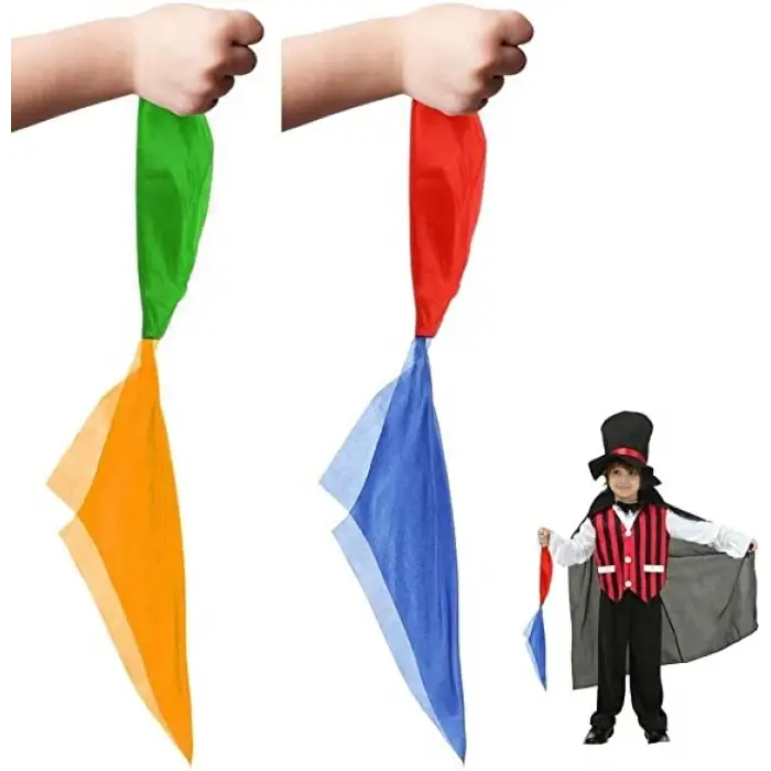 Kullanıma Uygun Renk Değiştiren Sihirli Mendil Sihirbazlık Oyunu