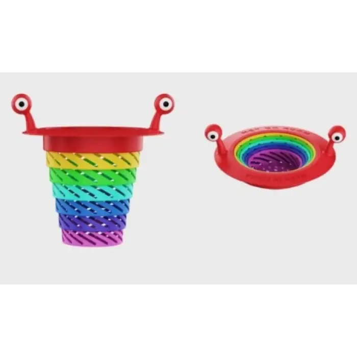 Metal Plastik Renkli 6 Kademeli Lavabo Süzgeci