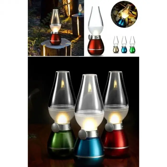 Plastik Retro Gaz Lambası Tasarımlı LED Lamba