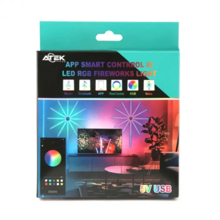 Kullanıma Uygun RGB Şerit LED İç Mekan Palmiye tasarım