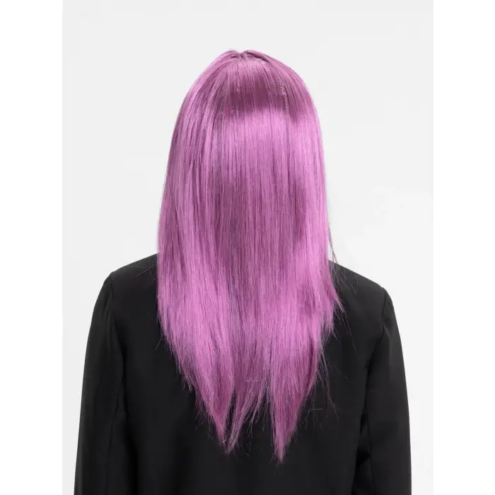 Kullanıma Uygun Rose Pembe Düz Kesim Peruk