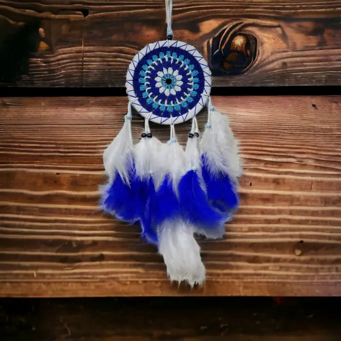 50 cm Ahşap Rüya Kovan Dream Catcher