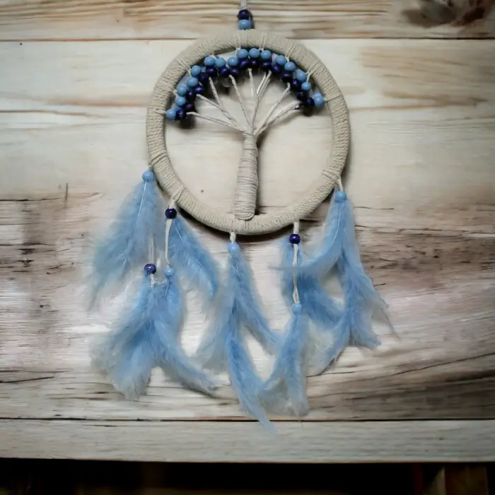 Ahşap Rüya Kovan Hayat Ağacı Dream Catcher