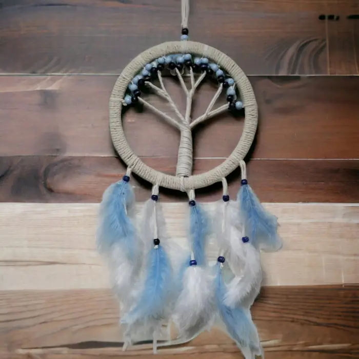 Ahşap Rüya Kovan Hayat Ağacı Dream Catcher