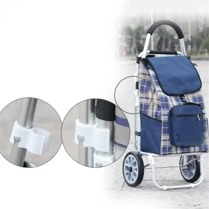 Katlanabilir Metal Sandalyeli Pazar Arabası