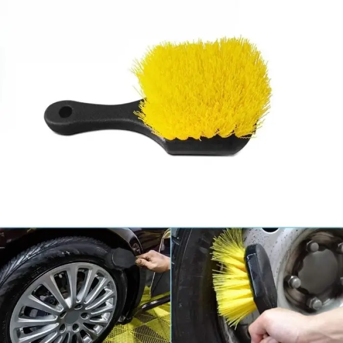 Kullanıma Uygun Sarı Jant Temizleme Fırçası