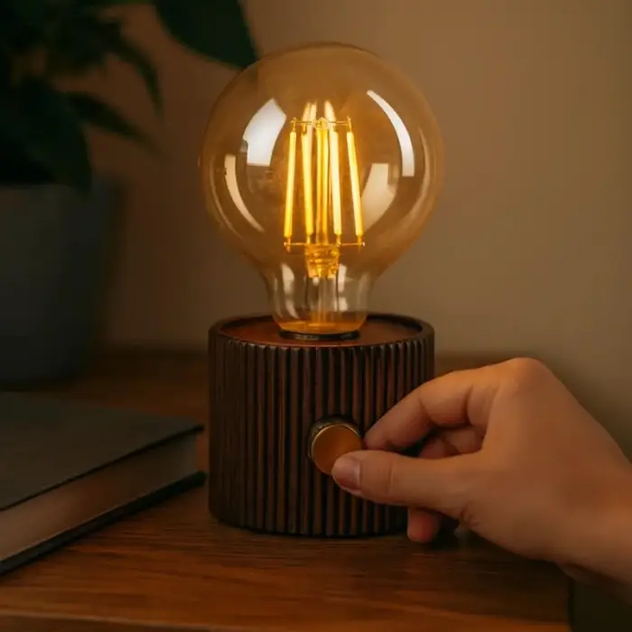 Masa Lambası Şarjlı Dekoratif Kademesiz Dimmer Type C Bağlantılı