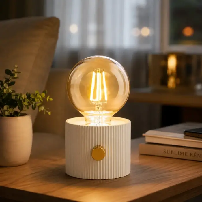 Masa Lambası Şarjlı Dekoratif Kademesiz Dimmer Type C Bağlantılı