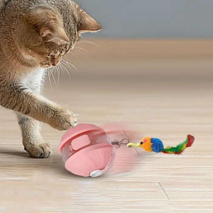 Oyuncak Şarjlı Hareketli Kedi Topu