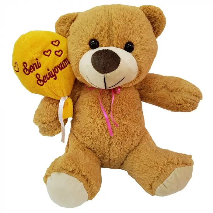 23 cm Atkılı Peluş Ayıcık Karışık Renkli