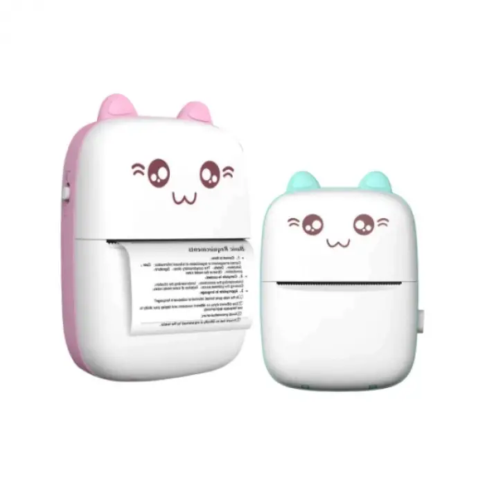 57x30 mm Kullanıma Uygun Sevimli Mini portatif Yazıcı Printer
