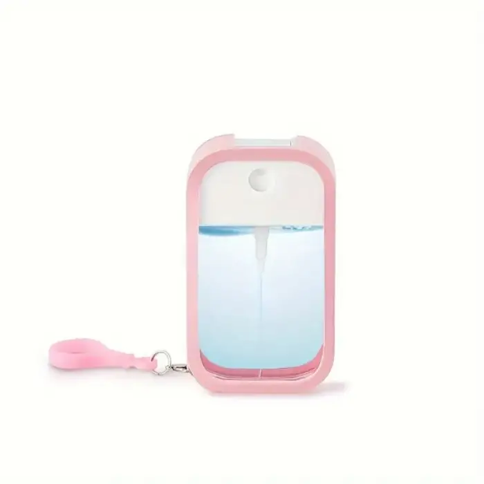 45 ml Plastik Silikon Kılıflı Anahtarlıklı Sprey Şişesi