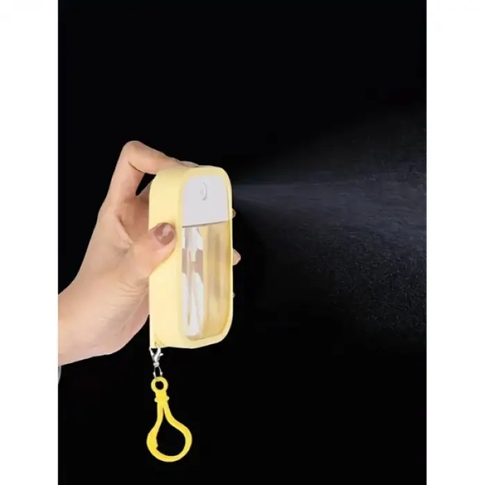 45 ml Plastik Silikon Kılıflı Anahtarlıklı Sprey Şişesi