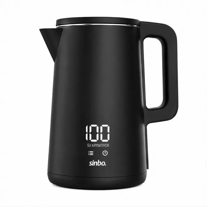 Kullanıma Uygun Sinbo 1.8 Litre Dijital Kettle Dokunmatik Ekranlı Akıllı Su Isıtıcısı