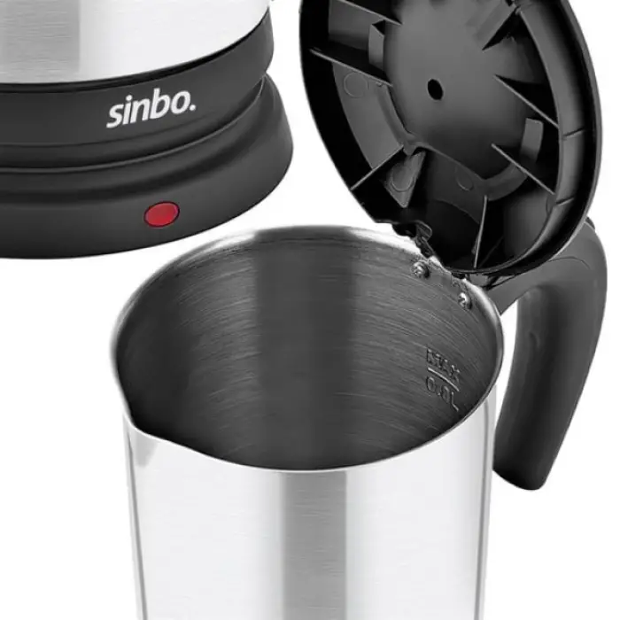 Plastik Sinbo Araç İçi Kettle Paslanmaz Çelik