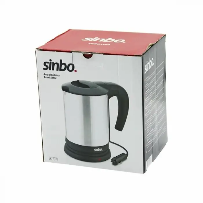 Plastik Sinbo Araç İçi Kettle Paslanmaz Çelik