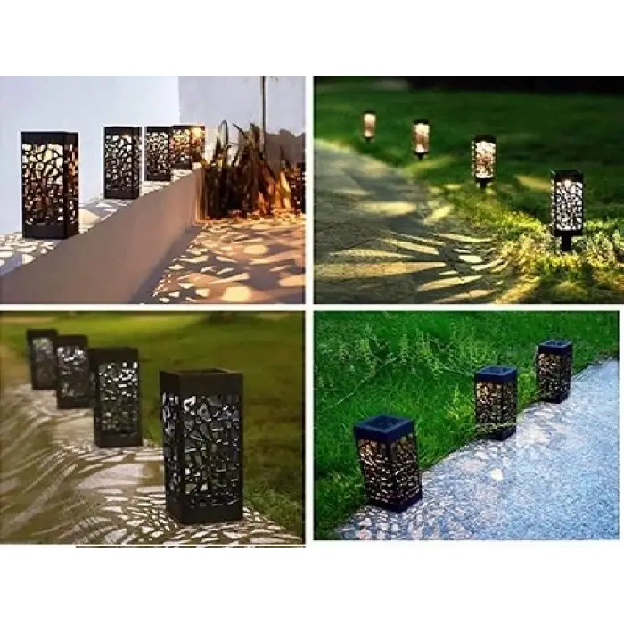 8 Adet Solar Bahçe Yürüyüş Yolu Lambası