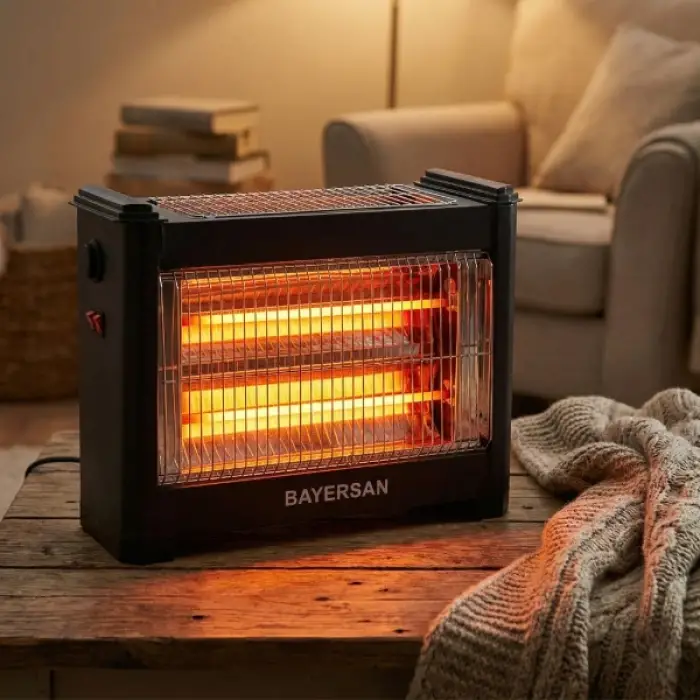 1800W Ölçülü Şömine Tipi Isıtıcı Soba