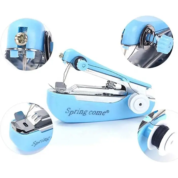 1 adet Kullanıma Uygun Spring Come Mini Dikiş Makinası