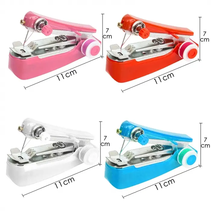 1 adet Kullanıma Uygun Spring Come Mini Dikiş Makinası