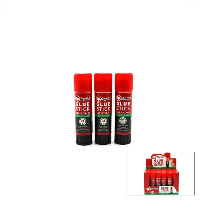 21 gr Ölçülü Stick Yapıştırıcı Toksit İçermez Temiz Yıkanabilir
