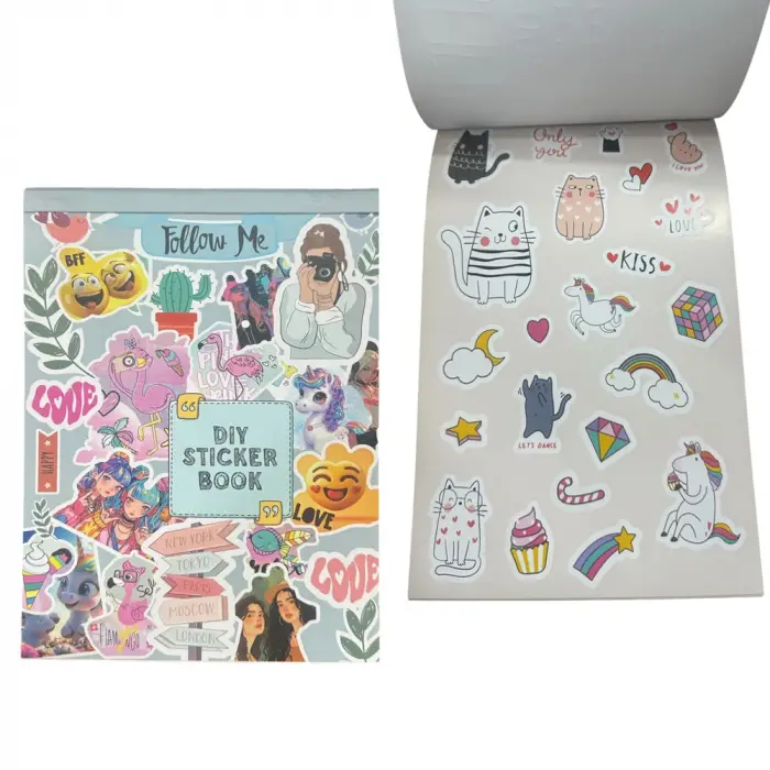14 cm Defter Sticker