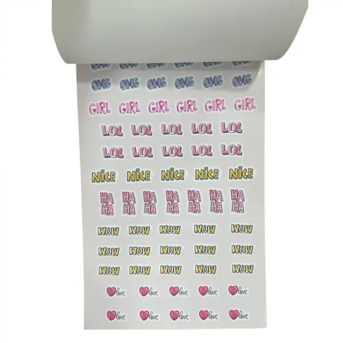 14 cm Defter Sticker