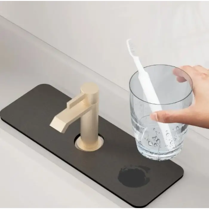 Kauçuk Su Emici Sihirli Lavabo Kenar Matı