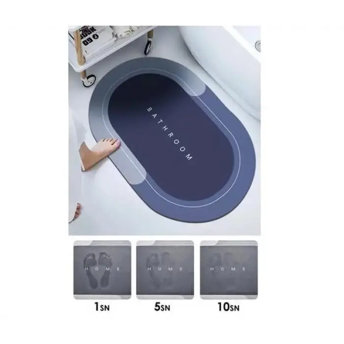 38x58 cm 1 Adet Kullanıma Uygun SÜPER EMICI BANYO PASPASI