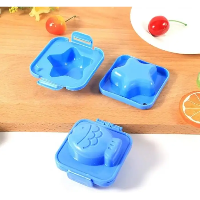 3 Adet Suşi Ve Haşlanmış Yumurta Kalıbı