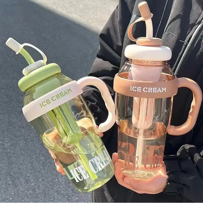 1200 ml Kullanıma Uygun Süzgeçli Su Matarası