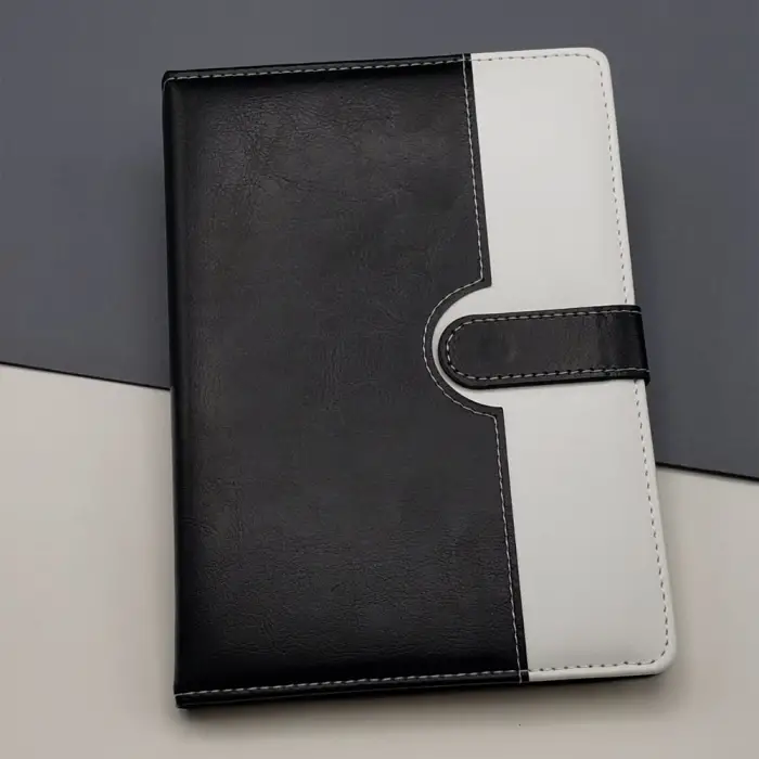 Defter Tarihsiz Ajanda Siyah Beyaz Renk