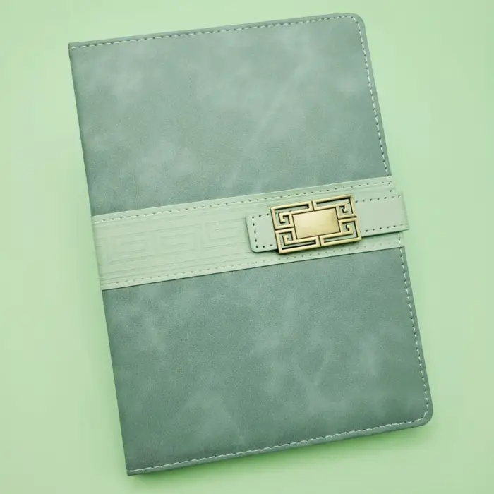 21 cm Defter Tarihsiz Ajanda Su Yeşili