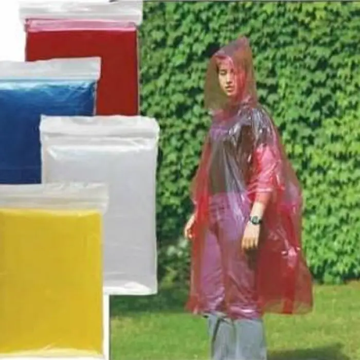 10 Adet Tek Kullanımlık Yağmurluk