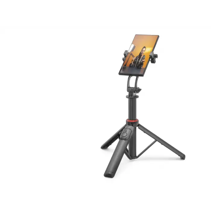 Ve Selfie Çubuğu Seti Manyetik Bluetooth Kumandalı 130 Cm Siyah