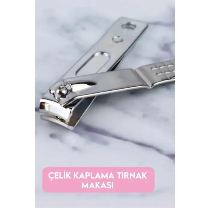 1 adet Metal Törpü ve Tırnak Makası Seti