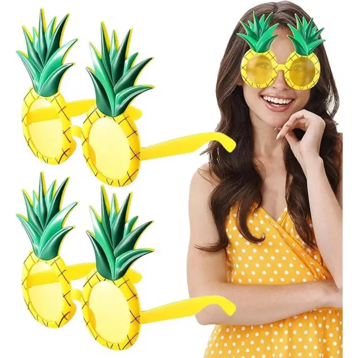 Parti Gözlüğü Tropikal Hawaii Ananas Şekilli