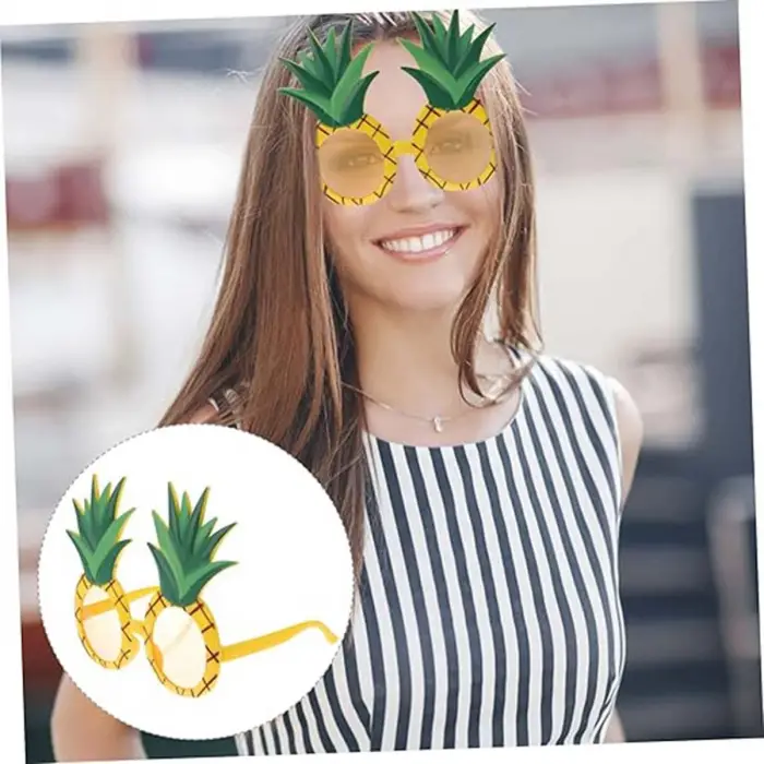 Parti Gözlüğü Tropikal Hawaii Ananas Şekilli
