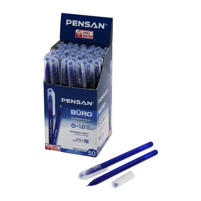 Kalem Tükenmez Mavi Renk 1.0 mm Medium Uç
