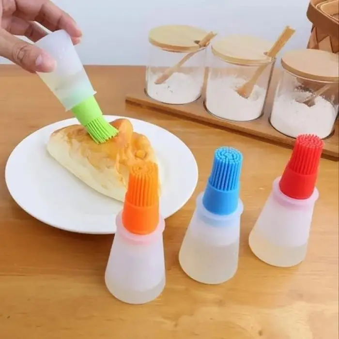 Silikon Ucu Fırçalı Yağdanlık