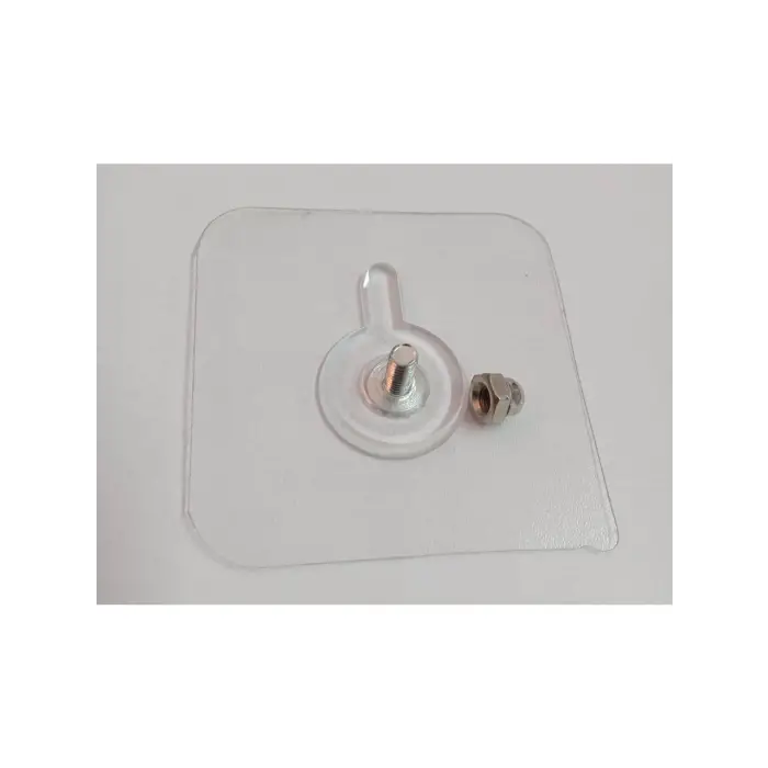 6 x 0,1 cm 10 kg Paslanmaz çelik Ahşap Ultra Güçlü Vantuzlu Askı